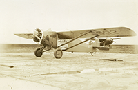 NAT No. 17 Aircraft, First Mail/Passenger Airplane, Presented to Amon G. Carter Sr., photograph, 1931