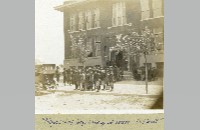 Boys at recess, I.M. Terrell School, 1918 (005-012-377)