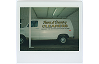 Subject Files, 1 Instant Color Photograph, Town and County Cleaners Van (088-007-021)