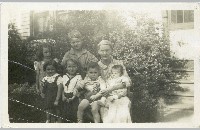 Grandma McKenzie, C.D., Judy, Carolyn, Curtis, and Jimmy, Bassham family