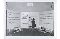 Northeast Co-Op 4-H Club, Diet Diorama Posters, 1940s-1950s, (021-003-697)