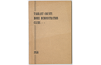 Tarrant County Home Demonstration Clubs Booklet, 1956, Front (021-003-697)