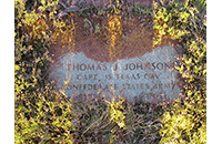 Thomas J. Johnson, Johnson Cemetery