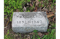 Wm. K. Dacres, Johnson Cemetery