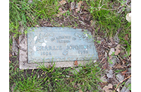 Charlie Johnson, Johnson Cemetery