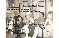 Pierce family in the living room at Grammer-Pierce House, Fairmount Neighborhood (021-008-701)