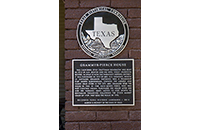 Texas Historical Commission Marker, Grammer-Pierce House, Fairmount Neighborhood (021-008-701)