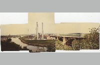 Main Street bridge, power plant, and Trinity River (010-040-315)