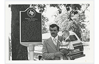 Parker Memorial Cemetery, Man and Child Marker (001)