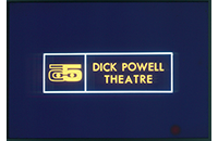 Dick Powell Theatre, WBAP TV Channel 5 Advertising Slide, circa 1960s (021-009-656)