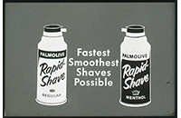 Palmolive Rapid Shave, Movie SI, WBAP TV Channel 5 Advertising Slide, circa 1960s (021-009-656)