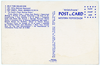 Jolly Time Roller Rink Postcard, Fort Worth, Back (019-024-656)