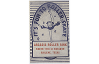 Arcadia Roller Rink Sticker, Label 1, Abilene (019-024-656) 