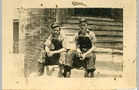 Fort Worth Star-Telegram, Son Eldridge and Blondy Lande Myer, circa 1918  (019-037-683)