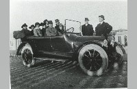 Grunewald family in open touring car (087-001-007)