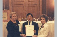 Sheppard Award given to Joye Evetts (003-004-001)