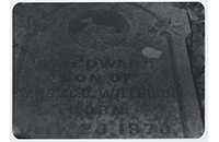 Willburn Cemetery, Edward Willburn Grave (001)