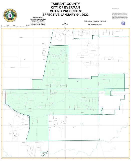 City of Everman Map
