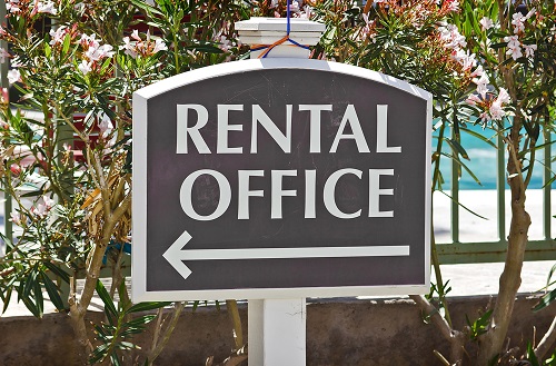 Rental Office Sign