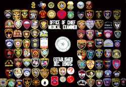Office of Medical Examiner badges