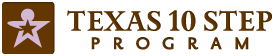 Texas 10 Step Program logo.