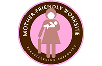 Mother-Friendly Worksite logo, a breastfeeding supporter.