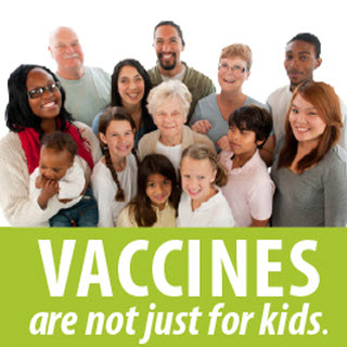Vaccines are not just for kids.