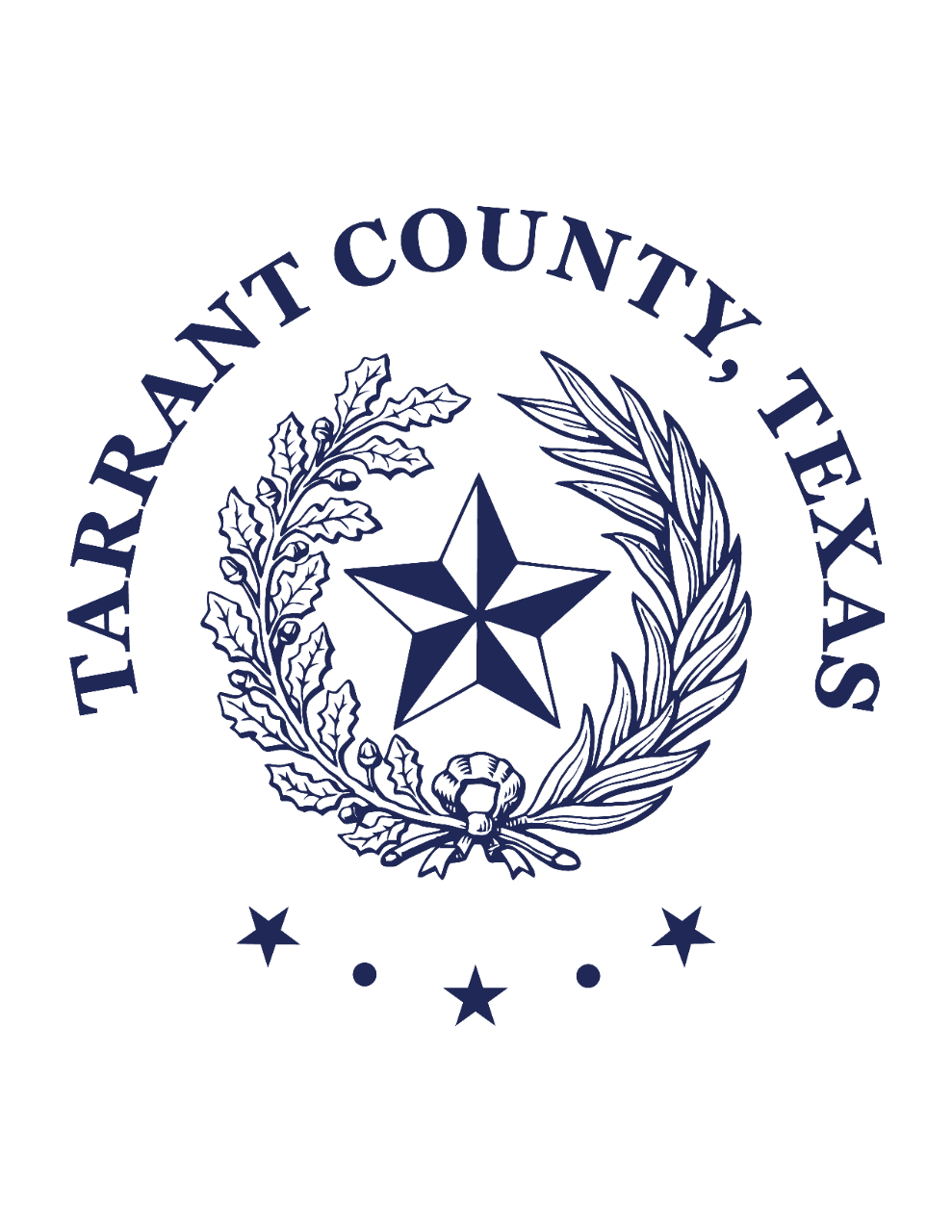 Lone Star Blue_Tarrant County Emblem