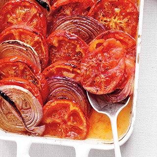 Tomato Onion Bake
