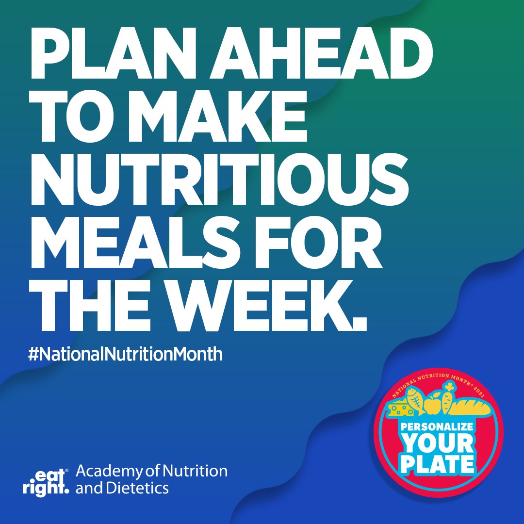 National Nutrition Month Meal Prep