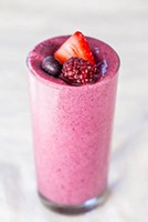 yogurt-fruit smoothie
