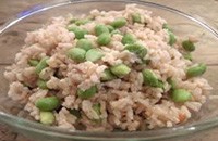Easy Edamame and Brown Rice